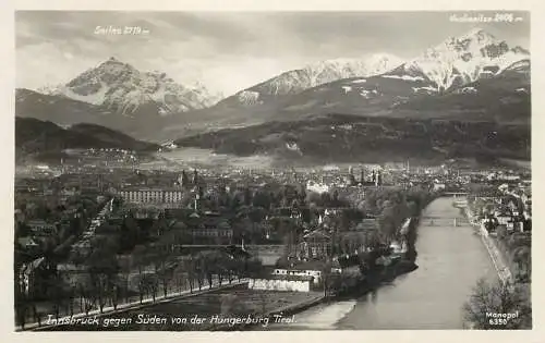 Austria Innsbruck gegen Suden von der Hungerburg Tirol