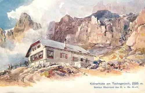 Austria Kolnerhutte am Tschagerjoch
