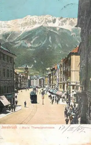 Austria Innsbruck Maria Theresienstrasse tram