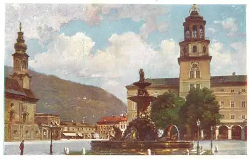 Austria Salzburg residenzplatz