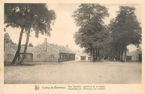 Belgium Camp de Beverloo Rue Goethais logement de la troupe