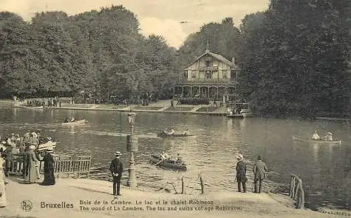 Belgium Bruxelles bois de la cambre chalet Robinson