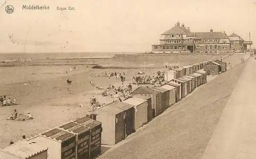 Belgium Middelkerke digue Est