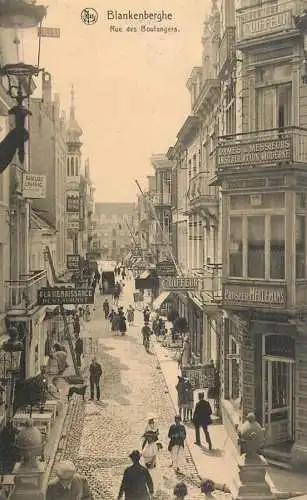 Belgium Blankenberghe rue des Boulangers