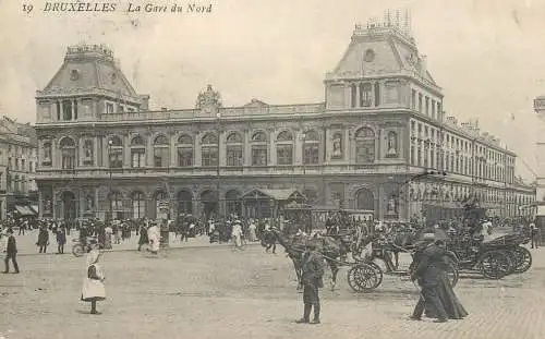 Belgium Bruxelles la gare du Nord