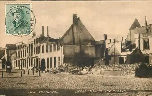 Belgium Lierre Marche aux poisson 1920