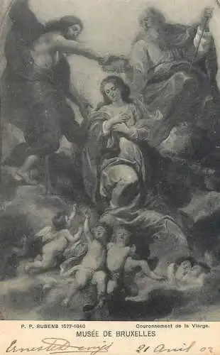 Belgium musee de Bruxelles P.P. Rubens couronnement de la vierge