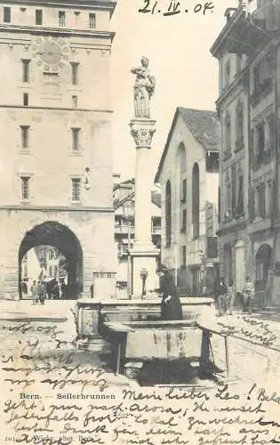 Switzerland Bern Seilerbrunnen 1904