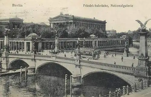 Germany Berlin Friedrichsbrucke Nationalgalerie