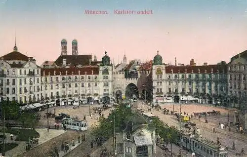 Germany Muenchen Karlstorr ondell tram