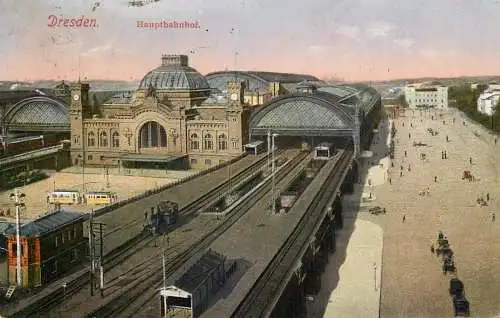 Germany Dresden Hauptbahnhof train station