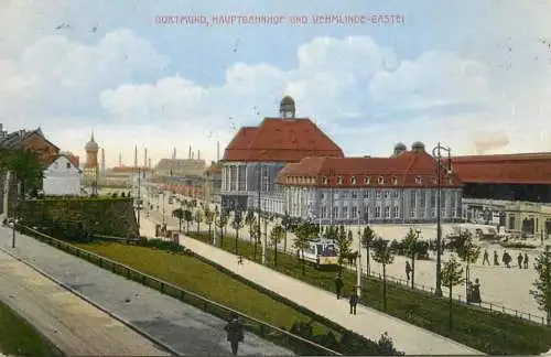 Germany Dortmund Hauptbahnhof und Vehmlinde Bastel tram