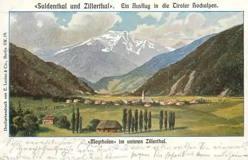 Germany Suldenthal und Zillerthal