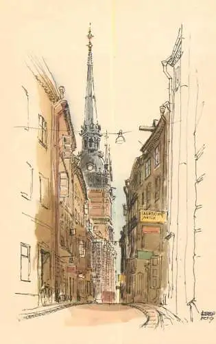 Sweden Stockholm the old town