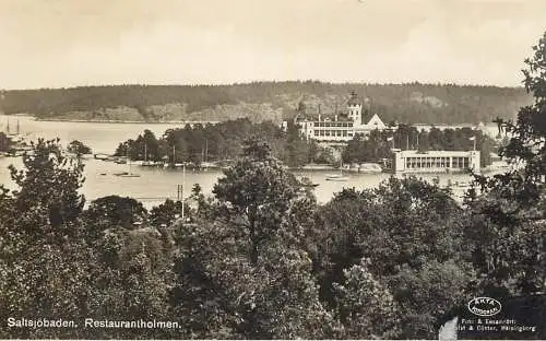 Sweden Saltsjobaden restaurantholmen
