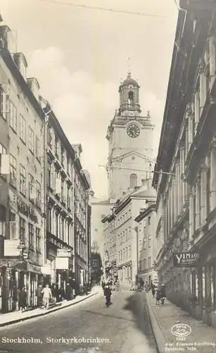 Sweden Stockholm Storkyrkobrinken