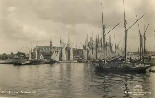 Sweden Stockholm Nybroviken sailship