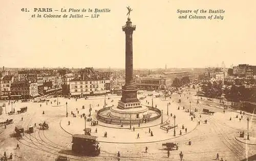 France Paris la place de la Bastille tram