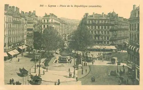 France Lyon place de la republique tram