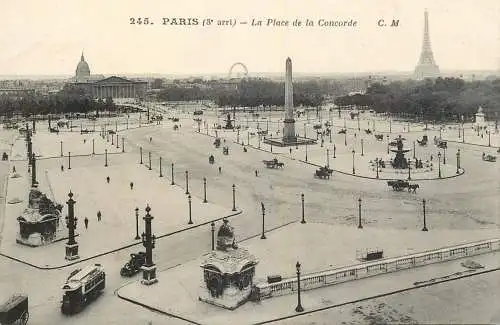 France Paris Place de la Concorde tram
