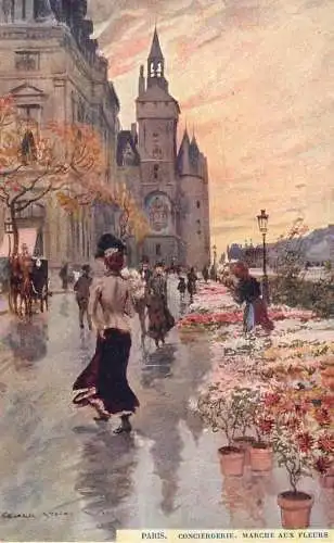 France Paris Conciergerie Marche aux fleurs
