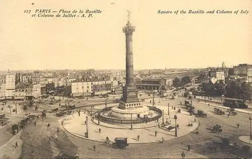 France Paris place de la Bastille Colonne de Juillet