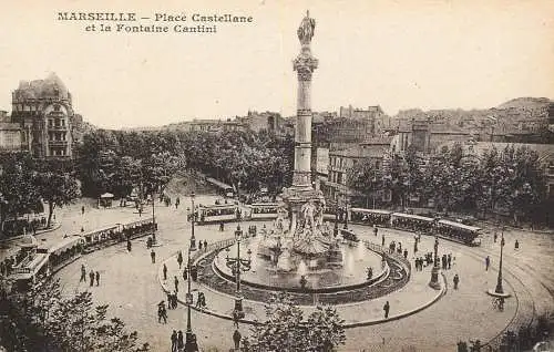 France Marseille place Castellane tram