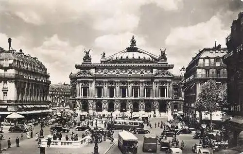 France Paris place de l'Opera 1950