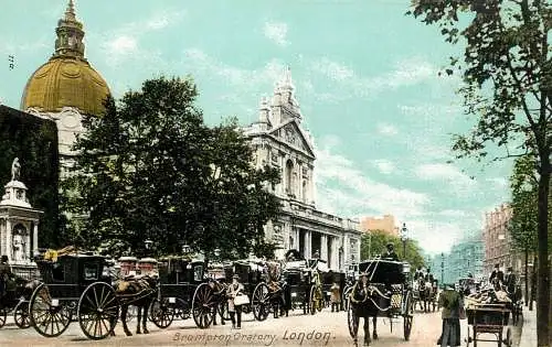 England London Brompton Oratory illustration