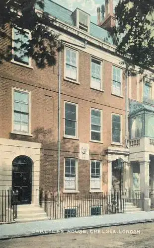 England London Chelsea Carlyle's House detail view