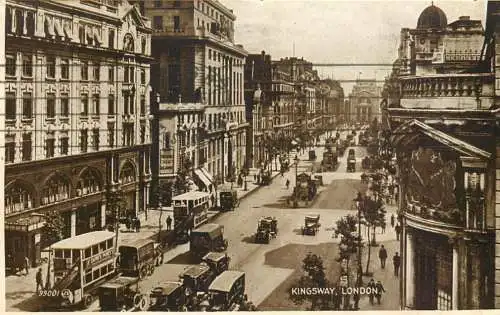 England London Kingsway street view traffic aspect