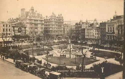 England London Leicester Square overview