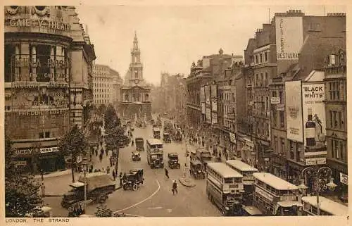 England London The Strand street overview