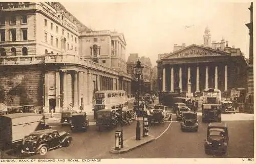 England London Royal Exchange & Bank of England