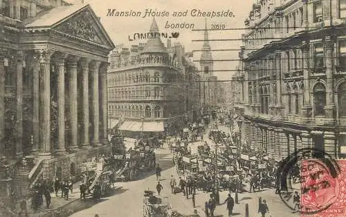 England London Cheapside & Mansion House