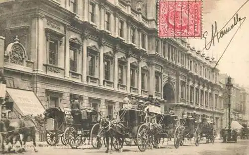 England London Burlington House Raphael Tuck & Sons "Town & City" series