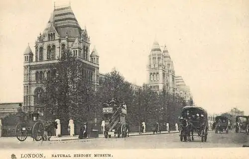 England London Natural History Museum Raphael Tuck "Town & City" series