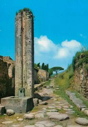 Italy Pompei Scavi via Vesuvio