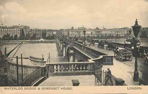 England London Waterloo Bridge & Somerset House