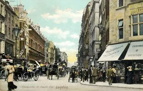 England London Cheapside St Paul's End