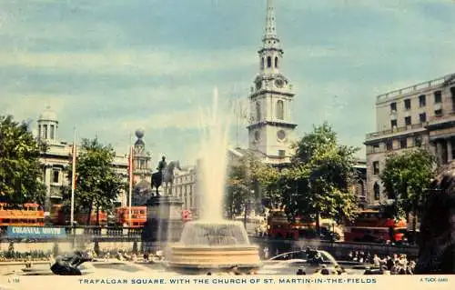 England London Trafalgar Square & Church of St. Martin-in-the-Fields