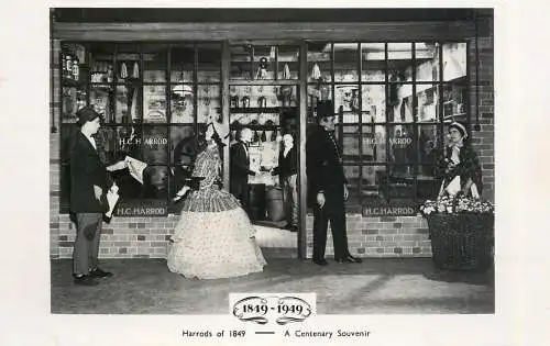 England London - Harrods of 1849  A centenary souvenir 1849-1949