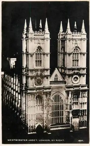 England London Westminster Abbey nocturnal aspect