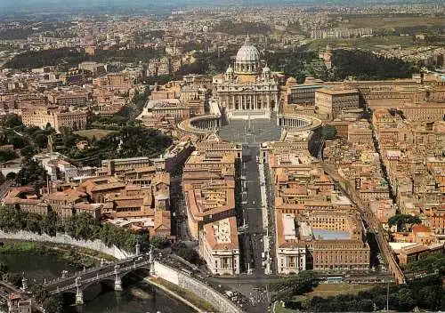 Italy Rome San Pietro aerial