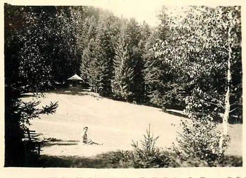 Photo 6 x 9 cm Romania Poiana Tigancii 1939