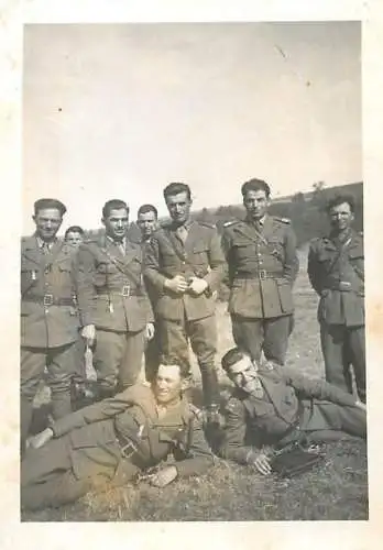 Photo 6 x 9 cm Romania military regimental foto