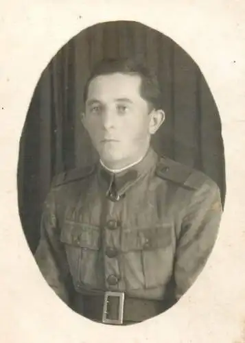 Photo 6 x 9 cm Romania military portrait souvenir foto