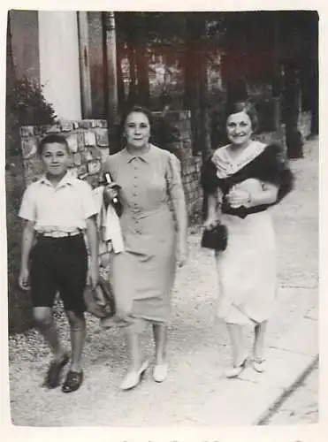 Photo 6 x 9 cm Romania social history Suceava 1936