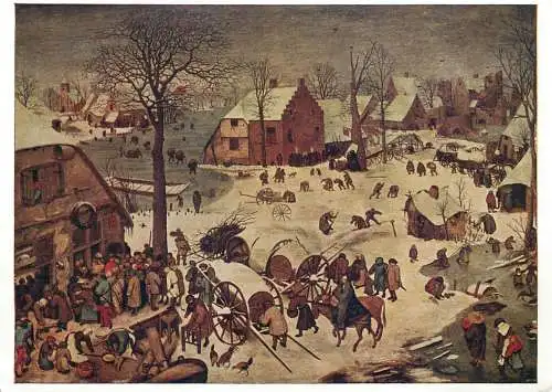 Painting Belgium Peeter Bruegel de Oude le Denombrement de Bethleem