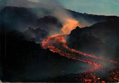 Italy lava flow 1974